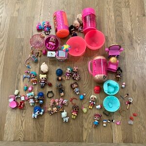 LOL Surprise! Big Lot Of Dolls And Accessories